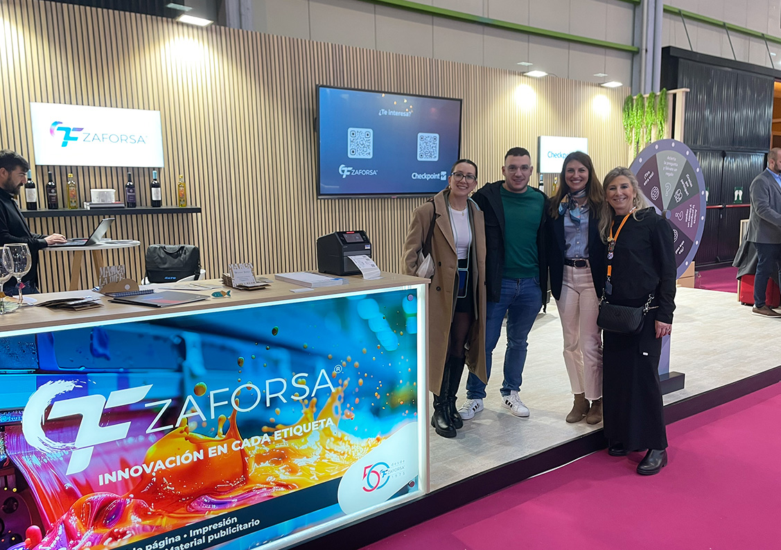 Colaboración de Zaforsa y Checkpoint con etiquetas RFID en Enomaq 2025